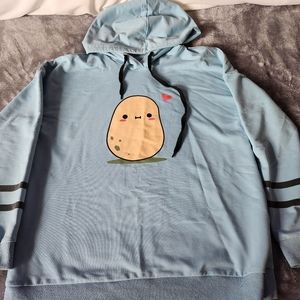 Girls M Moriah Elizabeth Blue Sweatshirt